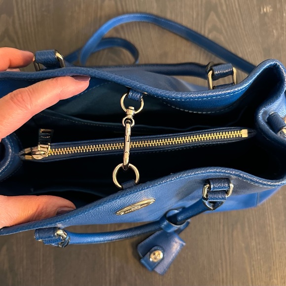 Coach blue satchel/crossbody bag - Picture 7 of 11